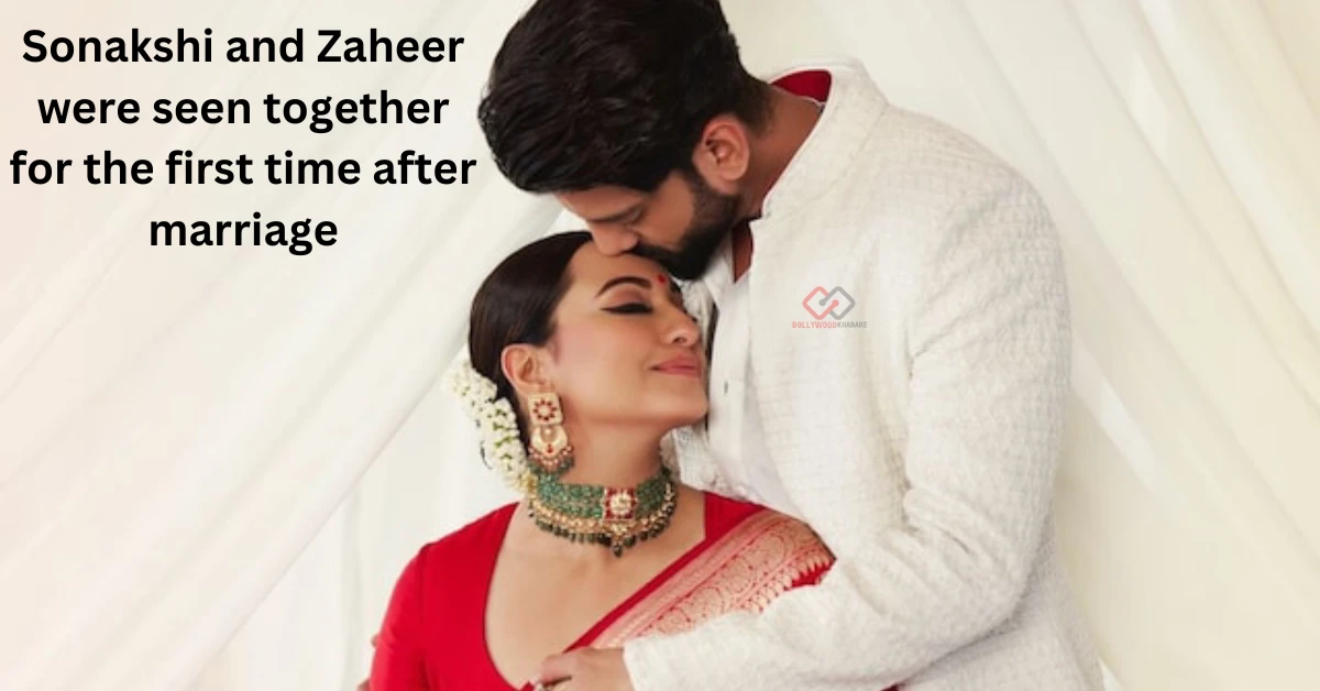 Sonakshi and Zaheer Iqbal Spotted after Marriage