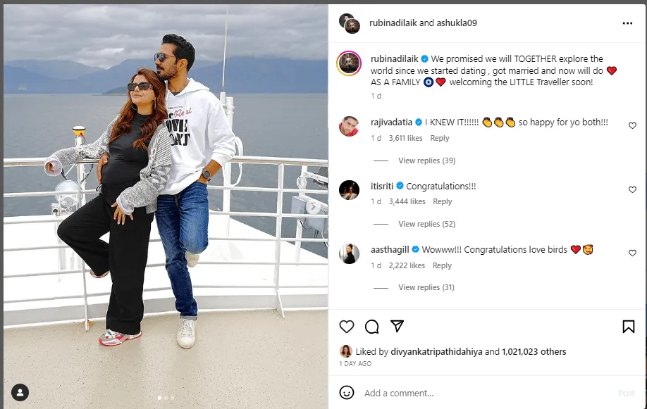 Rubina Dilaik and husband Abhinav Shukla Rubina Dilaik and husband Abhinav Shukla