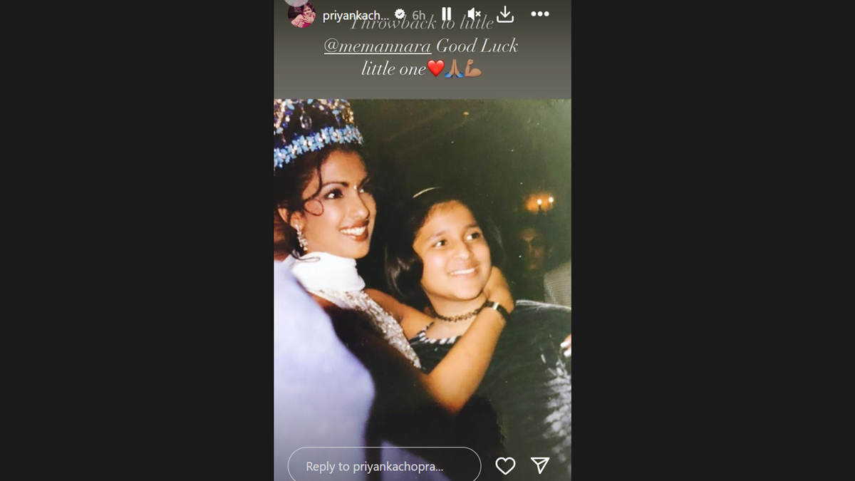 Priyanka chopra and Mannara Chopra