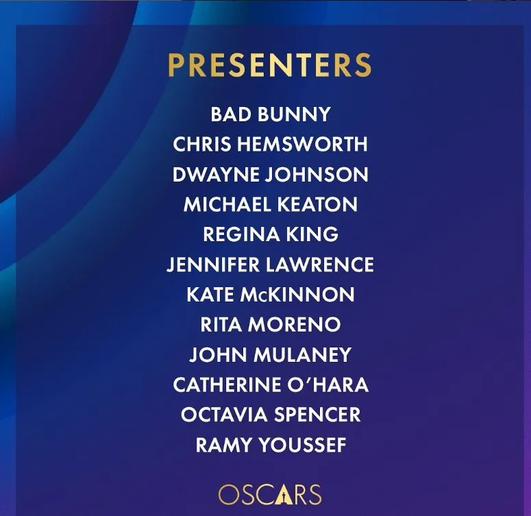 Oscar award second round presenter