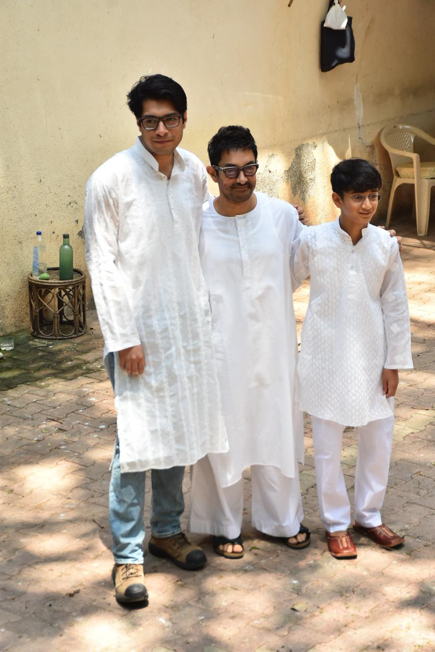 Aamir khan with family