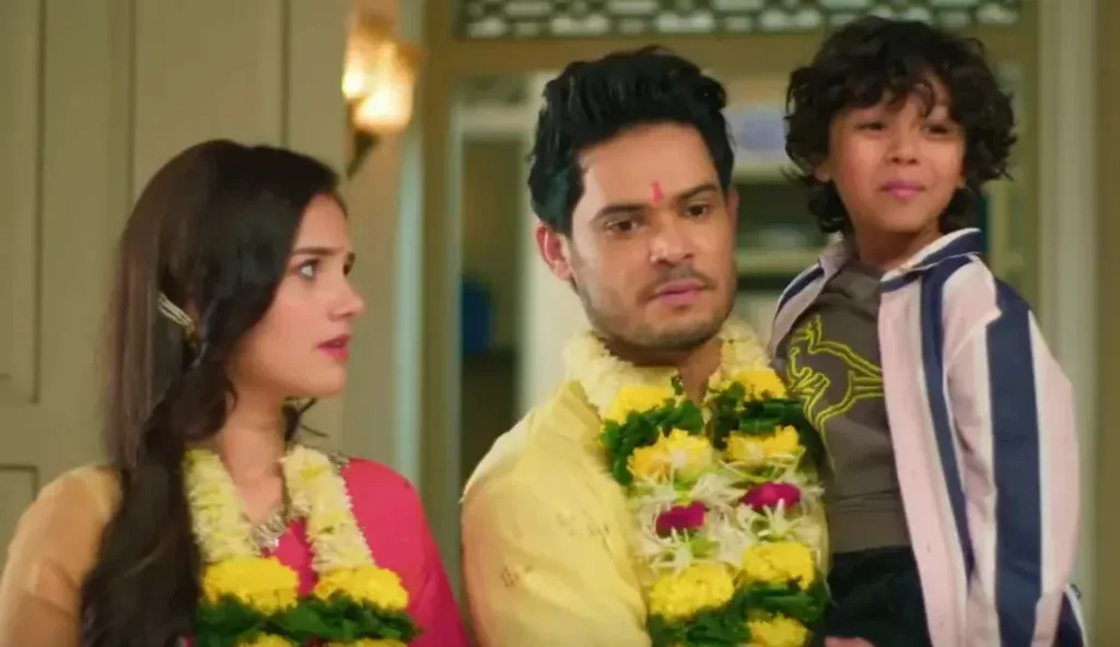 Dimpy and titu in marriage outfit Dimpy and titu in marriage outfit