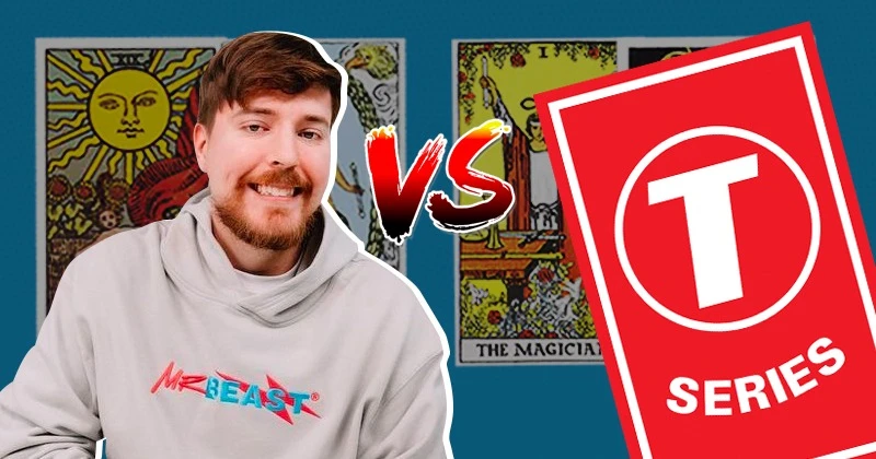 mr beast and t series