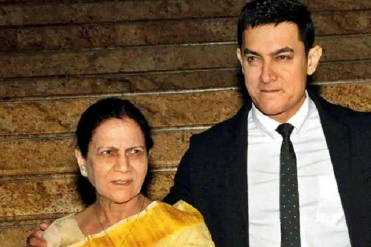 Aamir khan with mom