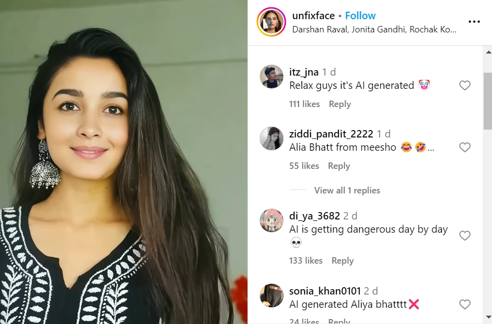 Alia Bhatt Fake video