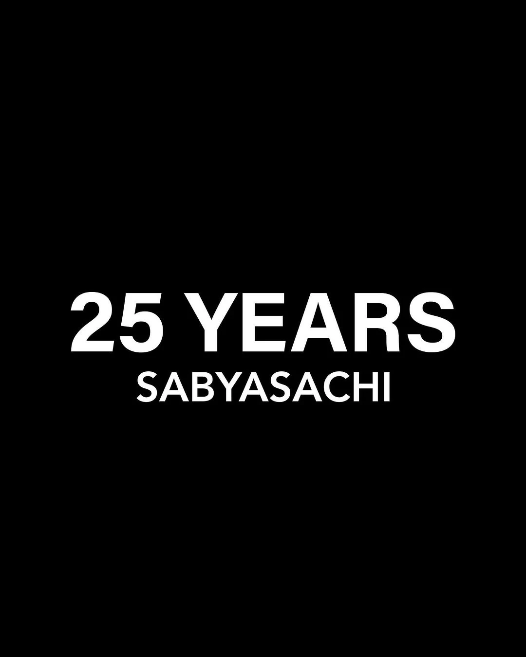 25 years of sabyasachi