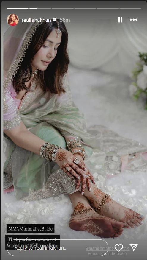 Hina Khan Marriage Photos
